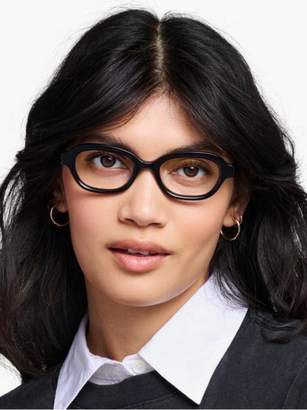 Warby parker black cherman black glasses frames Classic Rounded Frame